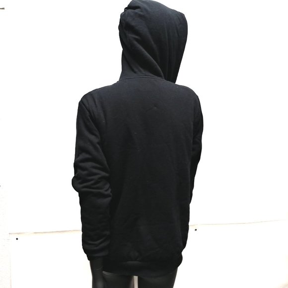 Calvin Klein Jeans Logo Black Hooded Zip-Up Jacket - Picture 5 of 7